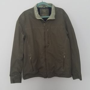 LL Bean Pine Ridge Green Jacket L Tall